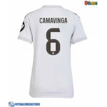 Fotballdrakt Dame Real Madrid Eduardo Camavinga #6 Hjemmedrakt 2025-26 Kortermet